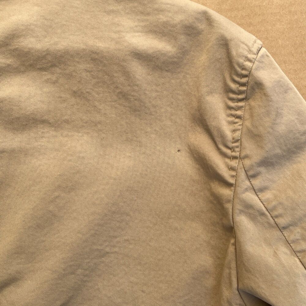 Michael Kors Tan Beige Size 46R 2 Button Cotton Blazer Jacket Casual - Picture 12 of 14